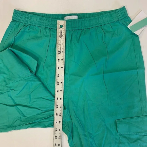 Abound Women's Elastic Waist Pull-On Cargo Jogger‎ Pants Green Marine Size M NWT - Picture 12 of 13